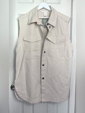 H&M Oversized Denim Vest NWT